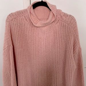 Knit turtleneck sweater